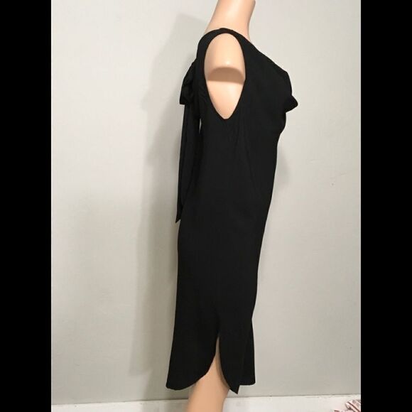 Black sheath dress. Cowl neck. NWOT - Picture 5 of 7